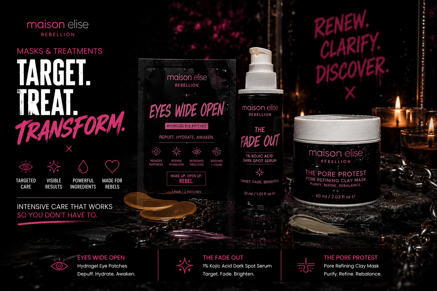 MASKS + TREATMENTS