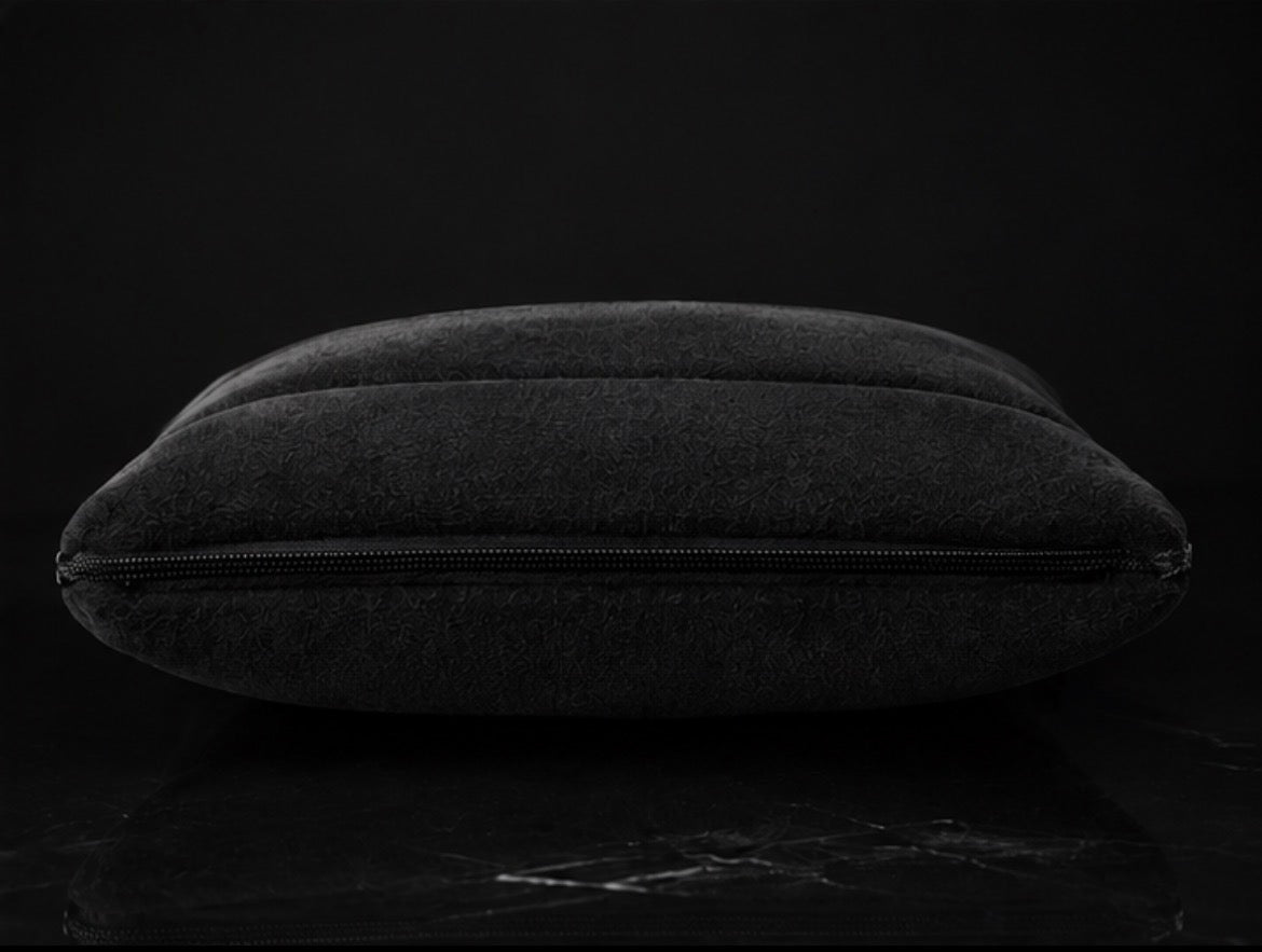 Luxury Black Quilted Makeup Bag | Maison Elise Rebellion